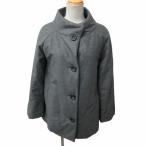  Leilian Leilian прекрасный товар близко год модели с хлопком пальто жакет блузон серый 7 примерно S-M размер 0406 #GY31 женский 