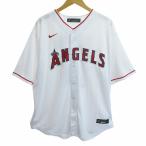 Nike NIKE прекрасный товар копия форма slow задний джерси Los Angeles *enzerus большой . sho flat бейсбол T770-ANA1 красный белый XL мужской 