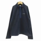 モンベル Montbell シャミース プルオーバー フリース ハーフジップ 薄手 Kid's 150 紺 ネイビー 1104097 /UO キッズ
