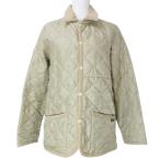 ラベンハム LAVENHAM WA-AW03 キルティングジャケット 中綿 襟コーズ パイピング 36 S相当 キャメル IBO64 X レディース