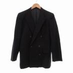 イヴサンローラン YVES SAINT LAURENT diffusion hommes 80s ヴィンテージ テーラードジャケット ダブル ウール 紺 ネイビー