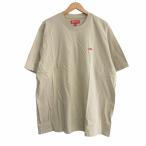 シュプリーム SUPREME 24SS Small Box Logo Tee スモールボックスロゴ Tシャツ カットソー 半袖 ベージュ XLサイズ