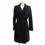 バーバリー BURBERRY PRORSUM プロ―サム ノバチェック トレンチコート 英国製 カシミヤ混ライナー付 ハンガー付 ブラック UK10 M相当