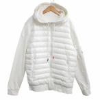 モンクレール MONCLER 21年 MAGLIA 切替ダウンパーカー ダウンジャケット ロゴワッペン H10918G00009809KR ホワイト XL ☆AA★