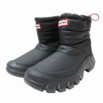  не использовался товар Hunter HUNTER боты короткие сапоги обувь обувь примерно 24cm UK5 US7 EU38 чёрный черный X женский 