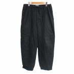 ボッテガヴェネタ BOTTEGA VENETA 20SS Snap Detail Trousers 622767 VKPB0 スナップディテール イージー パンツ ブラック 48 約L
