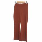  Ballsey BALLSEY Tomorrowland прекрасный товар ребра вязаный flare pants слаксы оттенок коричневого 36 примерно S женский 