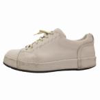 ボッテガヴェネタ BOTTEGA VENETA スニーカー シューズ ローカット レザー 白 ホワイト /FF IBO76