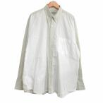 コムデギャルソンオム COMME des GARCONS HOMME アーカイブ 90s ストライプ切替 BDシャツ ドレス オーバーサイズ 約M-L IBO78