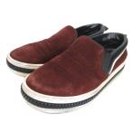  Sergio Rossi Sergio rossi замша туфли без застежки спортивные туфли обувь бордо 38 24cm соответствует IBO80 женский 