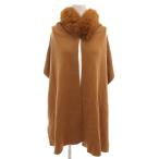  Chesty Chesty шаль палантин пончо мех лисы F чай Brown /FF #YHS1 женский 