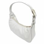 フルラ FURLA 美品 FLOW S SHOULDER BAG 25 WB01053 フロー ハンドバッグ レザー ロゴ 白 ホワイト 系 1018 レディース