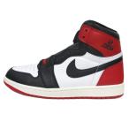 ショッピングレトロ 未使用品 ナイキ NIKE タグ付 エアジョーダン 1 レトロ ハイ オージー DZ5485-106 スニーカー ブラックトゥ/つま黒 US10 28cm