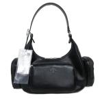  не использовался товар Descente DESCENTE с биркой служебная программа плечо Cart сумка *LADIES~ емкость : примерно 2.5L Golf Logo DG5FBZ30L чёрный черный 1