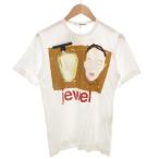 ショッピングコムデギャルソン コムデギャルソン COMME des GARCONS パルファム PARFUMES 2004年 Jewel プリントTシャツ 半袖 S クルーネック 白 ホワイト