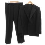 Hugo Boss HUGO BOSS прекрасный товар super140 шерсть черный костюм смокинг жакет брюки вешалка имеется 52 чёрный черный /UO #MNK2