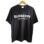 ショッピングBURBERRY バーバリー BURBERRY リカルドティッシ 8009494 Tシャツ カットソー 半袖 ロゴプリント S 黒 ブラック 1117 IBO84 メンズ