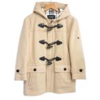 バーバリーブラックレーベル BURBERRY BLACK LABEL ノバチェック ダッフルコート 中綿 キルティング トグル ベージュ L IBO84 メンズ