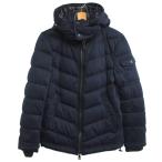バーバリーブラックレーベル BURBERRY BLACK LABEL ダウンジャケット ホースロゴ刺繍 チェック D1F19-818- 28 紺 ネイビー M IBO84