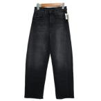 未使用品 マザー mother ロンハーマン 別注 タグ付 ハーフパイプ アンクルデニムパンツ ジーンズ アメリカ製 黒 ブラック 24