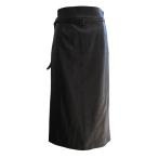 ショッピングロンハーマン エブール ebure 極美品 ラムレザー ロングスカート 羊革 ロンハーマン 取扱 ベルト付 ブラウン 38 IBO84 レディース