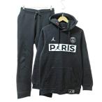 ショッピングjordan ナイキ NIKE ジョーダン Jordan × PSG Paris Saint German セットアップ プルオーバー パーカー スウェット パンツ S 黒 1204 メンズ