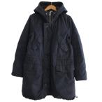 マーガレットハウエル MHL. ダウンモッズコート ジャケット 紺 ネイビー サイズ1 レディース