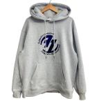 ショッピングzara ザラ ZARA × ADER ERROR アダーエラー コラボ 22AW エンブロイダリーフーディー パーカー グレー Mサイズ メンズ