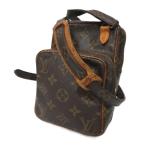 ルイヴィトン LOUIS VUITTON ミニアマゾン モノグラム ショルダーバッグ クロスボディ M45238 茶 ブラウン レディース