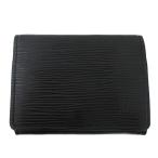 ショッピングヴィトン ルイヴィトン LOUIS VUITTON 美品 エピ アンヴェロップ カルト ドゥ ヴィジット カードケース パスケース ノワール 黒 M62292