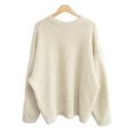 ショッピングAll カナタ Ka na ta All for doby みんなのニット セーター ヤク ヘンプ 長袖 アイボリー L メンズ