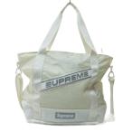 シュプリーム SUPREME 美品 23AW Tote Bag white 2WAY ナイロン トートバッグ ショルダーバッグ ホワイト 白 0108 メンズ