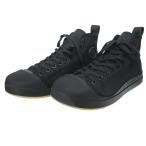 未使用品 ボッテガヴェネタ BOTTEGA VENETA VULCAN バルカン スニーカー ハイカット 厚底 キャンバス 43 黒 ブラック メンズ