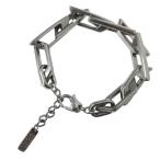 ディーゼル DIESEL DX1577040 ブレスレット ステンレススチール バングル Dロゴ シルバーカラー メンズ