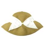 アシーナ ニューヨーク Athena New York ストローハット 麦わら帽子 リボン ベージュ 白 ホワイト 0216 レディース