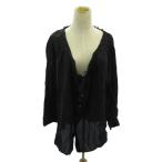 コムデギャルソンコムデギャルソン COMME des GARCONS COMME des GARCONS 2022年 シャツ ブラウス オーバーサイズ 長袖 XS ブラック