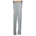 o- Rally HIGH GAUGE RIB SLIT TIGHTS высокий мера ребра тонкий трико леггинсы боковой разрез 1 M соответствует серый AOOT01TE IBO90 /X