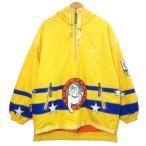  ellesse ellesse одежда для лыжников с хлопком тянуть over половина Zip bru собака принт Logo .? L желтый цвет /X женский 