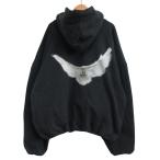イージー Yeezy × ギャップ gap engineered by balenciaga dove hoodie washed black エンジニアドバイバレンシアガ ドーブパーカー S