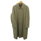  Dux DAKS Vintage пальто с отложным воротником подкладка имеется подкладка house проверка шерсть шелк . длинный длина A6 бежевый IBO92