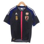  Adidas adidas прекрасный товар 2012-2013.... Japan форма M синий голубой короткий рукав длина линия эмблема имеется /SJ женский 