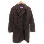  North Face лиловый этикетка THE NORTH FACE PURPLE LABEL с хлопком тренчкот двойной ремень колено длина чай Brown 