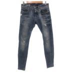 ji- Star low G-Star RAW повреждение Denim брюки обтягивающий джинсы W28 L32 индиго /FF IBO98 #P-D мужской 
