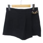  Zara ZARA юбка-брюки короткий цепь чёрный черный XS /HW женский 