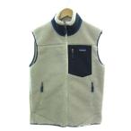 【中古】パタゴニア Patagonia クラシック レトロX ベスト Classic Retro-X Vest フリース 23048 ナチュラル M メンズ 【ベクトル 古着】