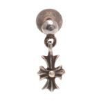 中古 クロムハーツ CHROME HEARTS ピアス タイニーE CHプラス ドロップ シルバー イエローゴールド アクセサリー SV925 K14YG クロス メン
