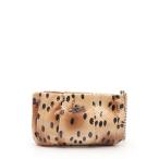 中古 クリスチャンルブタン Christian louboutin ポーチ リストレット ベージュ 茶 小物 パイソン 1100925 LOLITA POUCH PYTHON DESERT レ