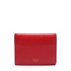 中古 セリーヌ CELINE カードケース 名刺入れ 赤 小物 レザー レディース 【ベクトル 古着】