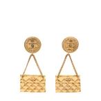 Yahoo! Yahoo!ショッピング(ヤフー ショッピング)中古 シャネル CHANEL イヤリング ココマーク マトラッセチェーンバッグ ゴールド アクセサリー 93A ヴィンテージ レディース 【ベクトル