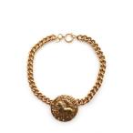 中古 シャネル CHANEL ネックレス チョーカー ココマーク ライオン ゴールド アクセサリー 23 ヴィンテージ レディース 【ベクトル 古着】
